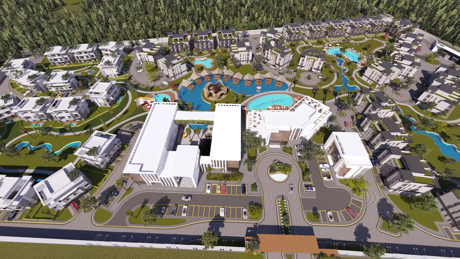 Bird View Masterplan Scaled